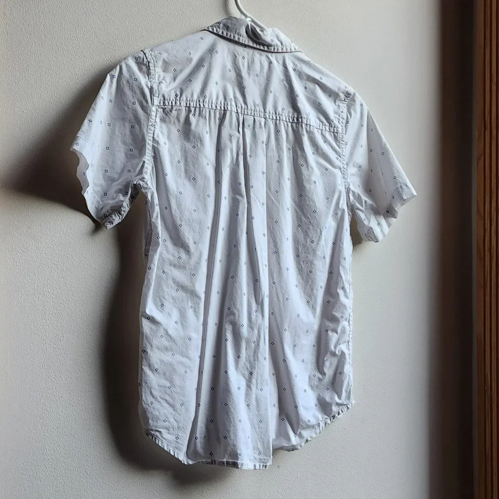 Children's Place White Button Down Shirt Size 10/12